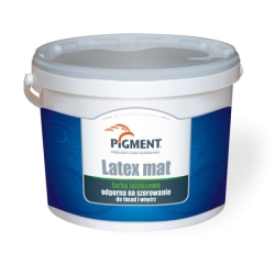 Farba PIGMENT LATEX MAT lateksowa 5L biała mat