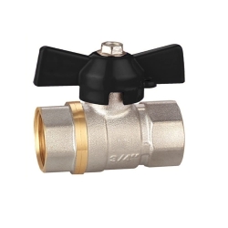 Zawór wodny 15 kulowy PN25, motylek, GW-GW