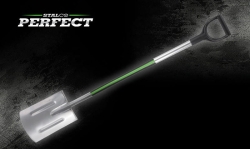 Szpadel prosty, metalowy trzonek hart. STALCO<br /> <