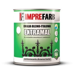 Farba emalia EXTRAMAL 0,8l żółta IMPREFARB