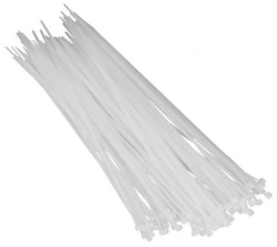 Opaski nylonowe 3.6x200 mm białe