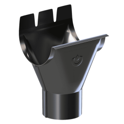 Krop ST?L Avl?pstrakt 130/90 RAL 8019 (bronse)