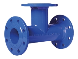 Flansch-T-Stück aus Gusseisen T 300x 150 Kugeln MB PN10