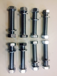 Śruba M-16x70 ocynk ZESTAW (8 szt. śrub + nakrętki + podkładki)