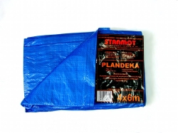 Plandeka 60/70g niebieska  6x8m
