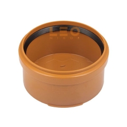 Zaślepka 160 z uszczelką   PN-EN 1852 kan. zewn. S16 33