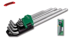 Imbusy TORX T10-T50 długie, 9 szt/kpl.