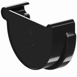 Krop PVC 130 Denko prawe 9005 czarna