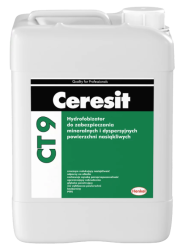 Ceresit CT 9, 10 l, hydrofobizator do zabezpieczania powierzchni nasiąkliwych