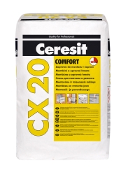Ceresit CX 20 COMFORT, 20 kg, zaprawa do montażu i napraw, czas użycia 20min