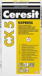 Ceresit CX 5 EXPRESS, 25 kg, zaprawa szybkowiążąca, czas wiązania 5min