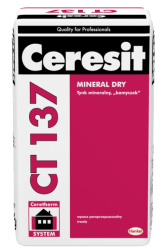 Ceresit CT 137 faktura "kamyczkowa" do malowania, 25 kg, tynk mineralny