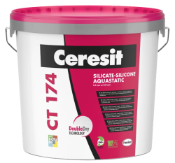 Ceresit CT 174 DOUBLE DRY baza do kolorowania (ziarno 2,0 mm), 25 kg, tynk silikatowo-silikonowy