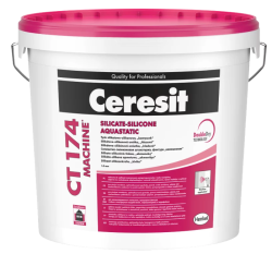 Ceresit CT 174 MACHINE grupa C, 25 kg, tynk silikatowo-silikonowy do aplikacji maszynowej