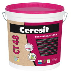 Ceresit CT 48 DOUBLE DRY baza do kolorowania transparentna, 3,5 l, farba silikonowa