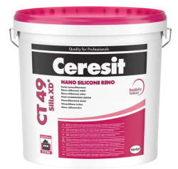 Ceresit CT 49 Silix XD DOUBLE DRY baza do kolorowania transparentna, 15 l, farba nanosilikonowa