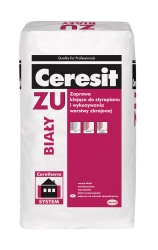 Ceresit ZU BIAŁY FIBRE FORCE, 25 kg, zaprawa klejąca do styropianu i wykonywania warstwy zbrojonej