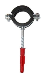 Uchwyt metalowy do rur 100 (108-115) z uszczelką, M8/10-D Niczuk Thale