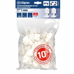 Klipsy do płytek białe 1mm - 100szt