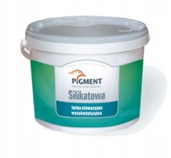 Farba silikatowa mineralna PIGMENT 5L biała
