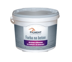 Farba PIGMENT na beton silikon-akryl 5L brązowa
