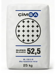 Cimsa Super blanco Cement biały CEM I 52.5R