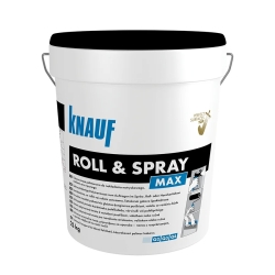 KNAUF Roll & Spray Max gładź gotowa 25 kg (wiadro)
