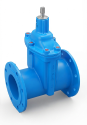 Zasuwa kołnierzowa DN 100 do wody, długa F5, HAWLE  typ 4700 E1