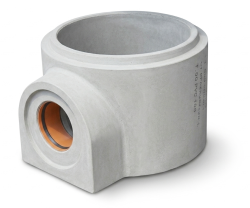 Wpust betonowy 450 element 3a z mufą 160 PVC-U, H350 mm