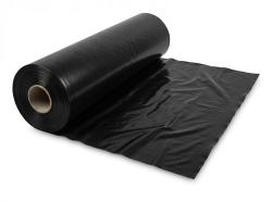 Isolierende Baufolie, Stärke 0,5 mm, Rolle 4x25 m, schwarz