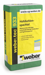 Weber.tec 933 25 kg Zementspachtel für Flächenversiegelungen und Facetten