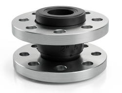 Kompensator gumowy DN 100 kołnierzowy L=15 cm