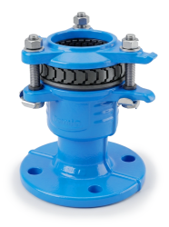 RK 65-Verbinder (Bereich 71-88 mm) Synoflex Nr. 7994 HAWLE, L-194 mm, gegen Verschiebung gesichert