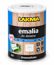 Blank hvit emalje 800 ml DREWNOKOLOR