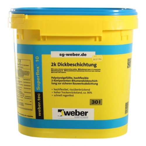 Weber.tec Superflex 10 (Deitermann) - Bitumendickbeschichtungen